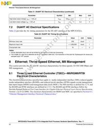 KMPC8343CZQAGDB Datasheet Page 22