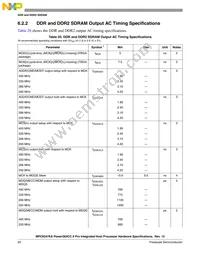 KMPC8347ZUAJDB Datasheet Page 20