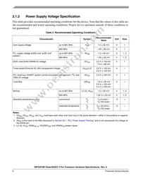 KMPC8379VRALG Datasheet Page 8