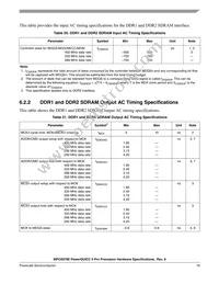 KMPC8379VRALG Datasheet Page 19
