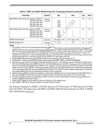 KMPC8379VRALG Datasheet Page 20