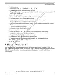 KMPC8540PX667LC Datasheet Page 7