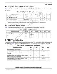 KMPC8540PX667LC Datasheet Page 15
