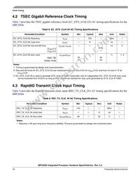 KMPC8560PX667JB Datasheet Page 16