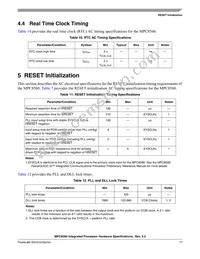 KMPC8560PX667JB Datasheet Page 17