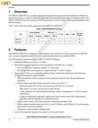 KMPC875ZT80 Datasheet Page 2