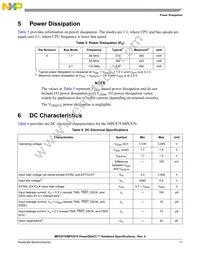 KMPC875ZT80 Datasheet Page 11