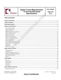 KMX61-1021-PR Datasheet Page 2