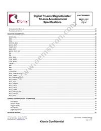 KMX61-1021-PR Datasheet Page 3