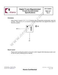 KMX61-1021-PR Datasheet Page 16