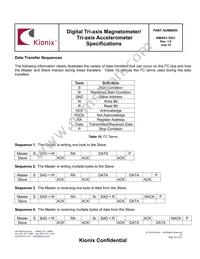 KMX61-1021-PR Datasheet Page 20