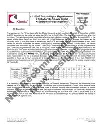 KMX62-1031-SR Datasheet Page 19