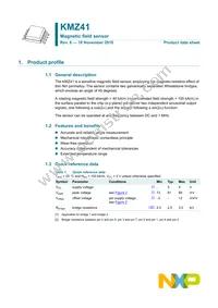 KMZ41 Datasheet Cover