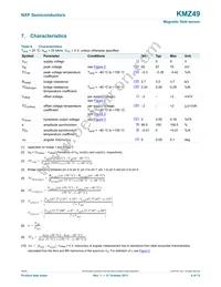 KMZ49 Datasheet Page 4