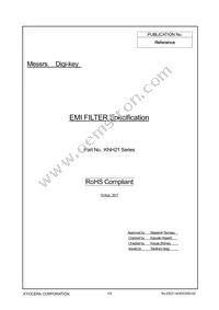 KNH21C473DA3TS Datasheet Cover