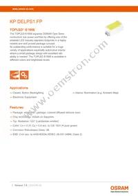 KP DELPS1.FP-UGVI-34-Z555-10-S Datasheet Cover