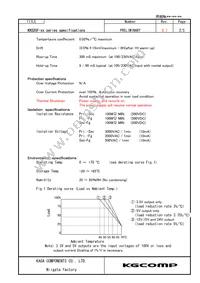 KRS25F-24 Datasheet Page 2