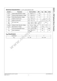 KSA473OTU Datasheet Page 3