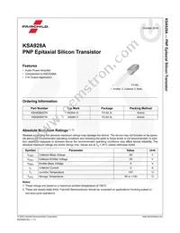 KSA928AOBU Datasheet Page 2