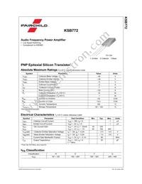 KSB772OS Datasheet Page 2