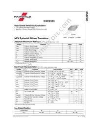 KSC2333YTU Datasheet Page 2