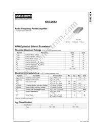 KSC2682YSTU Datasheet Cover