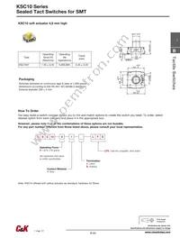 KSC421V30ACT3.17 Datasheet Page 15