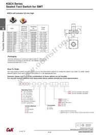 KSC461JST2LFS Datasheet Page 3