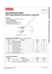 KSC5338DWTM Datasheet Page 2