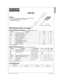 KSD1691OSTU Datasheet Page 2