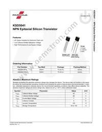 KSD5041PBU Datasheet Page 2