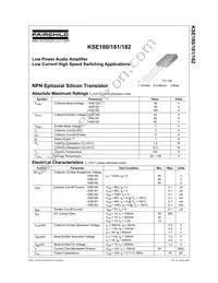 KSE182PWD Datasheet Page 2