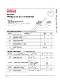 KSH200TF Datasheet Page 2