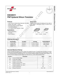KSH45H11TM Datasheet Page 2