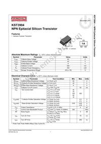 KST3904MTF Datasheet Page 2