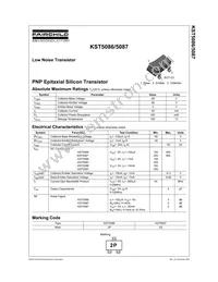 KST5087MTF Datasheet Page 2