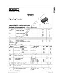 KST93MTF Datasheet Cover