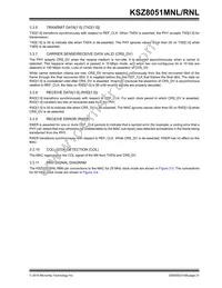 KSZ8051RNLI-TR Datasheet Page 21