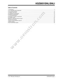 KSZ8851SNL Datasheet Page 3