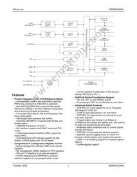 KSZ8993M-TR Datasheet Page 2