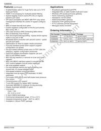 KSZ8995MI Datasheet Page 2