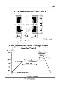 KT2016A26000ACW18TLG Datasheet Page 5