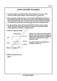 KT2016A26000ACW18TLG Datasheet Page 7