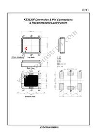 KT2520F26000ZAW18TKK Datasheet Page 4