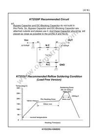 KT2520F26000ZAW18TKK Datasheet Page 5