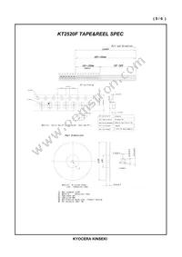 KT2520F26000ZAW18TKK Datasheet Page 6