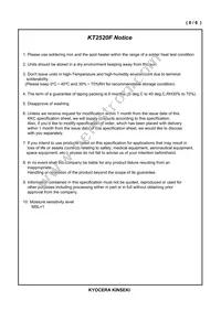 KT2520F38400ZAW18TEK Datasheet Page 7