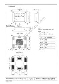 KT2520K26000AAW18TAS Datasheet Page 8