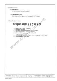 KT2520K26000DCW28QAS Datasheet Page 13