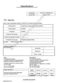 KT2520K37400ZAW18TBS Datasheet Cover